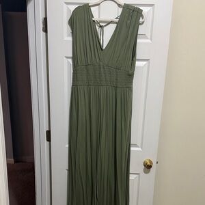 Old Navy Olive Maxi Dress